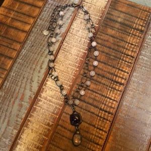 lula’n’lee  amethyst necklace